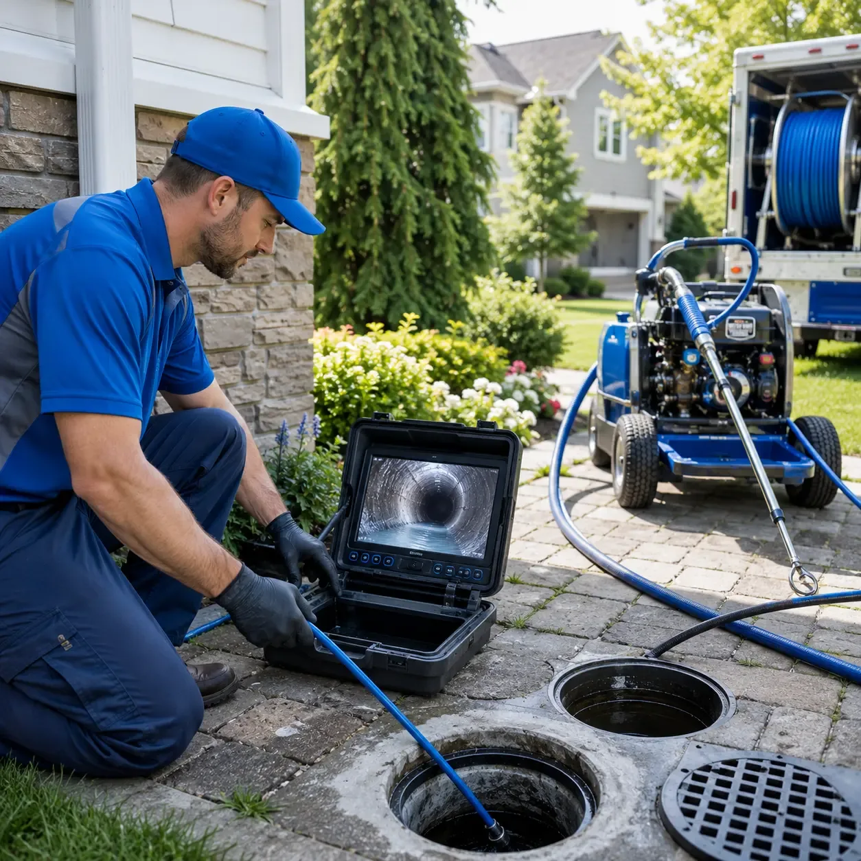 Outdoor drain cleaning professionals serving Saint Albans, VT
