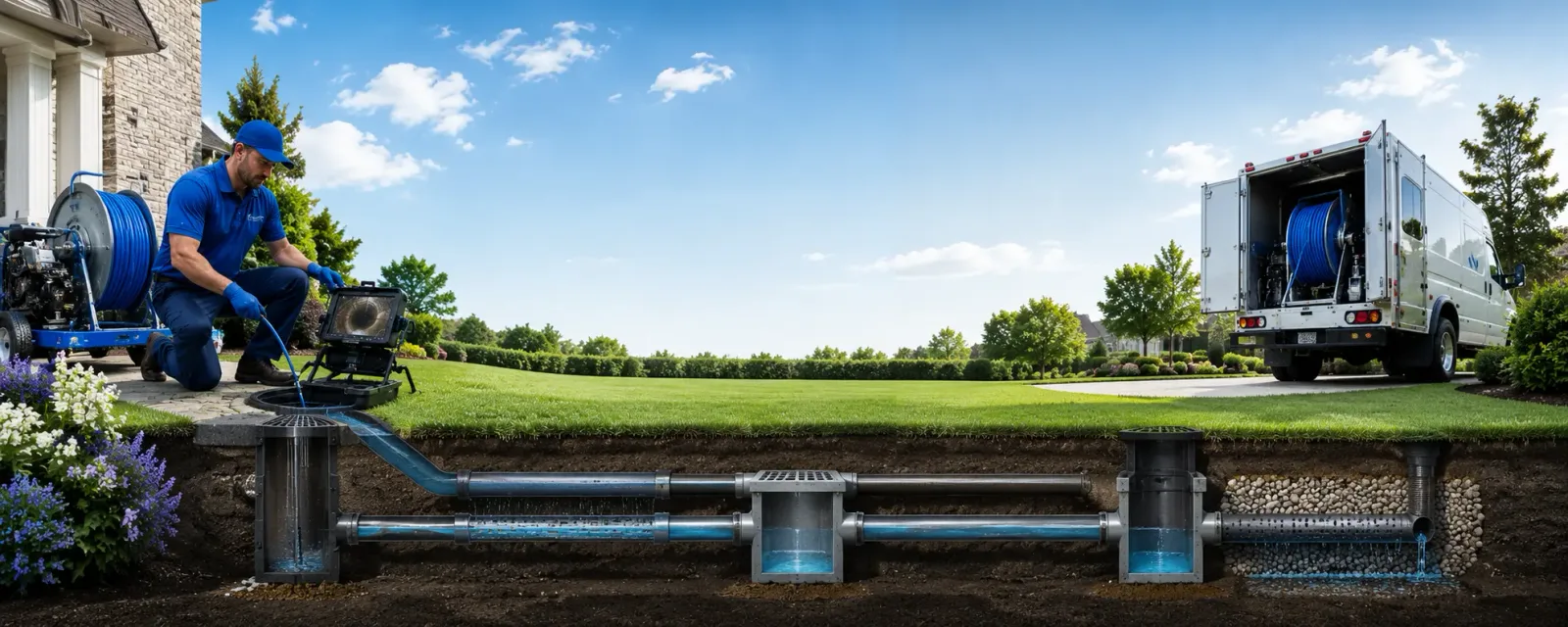 Outdoor drain cleaning information for Saint Albans, VT